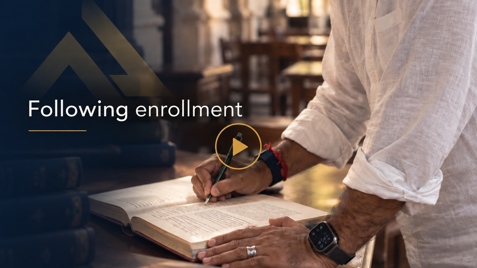 Following enrollment