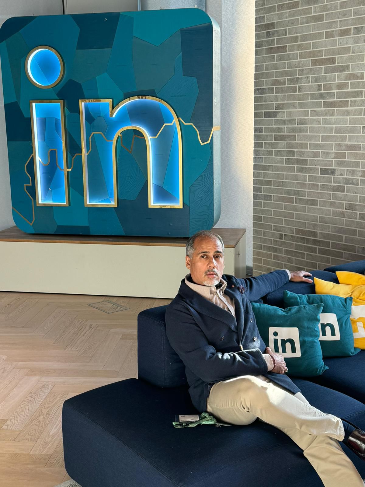 Alpesh Patel at LinkedIn’s offices